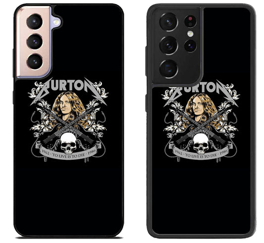 Cliff Burton Metallica Black Samsung Galaxy S21 | S21 FE | S21+ | S21 Ultra Case