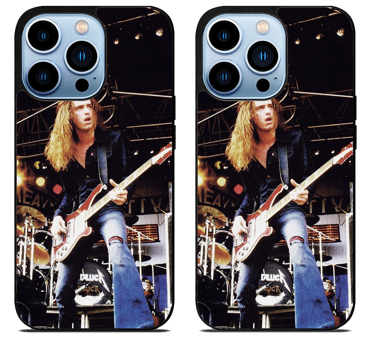 Cliff Burton Metallica iPhone 15 Pro | iPhone 15 Pro Max Case