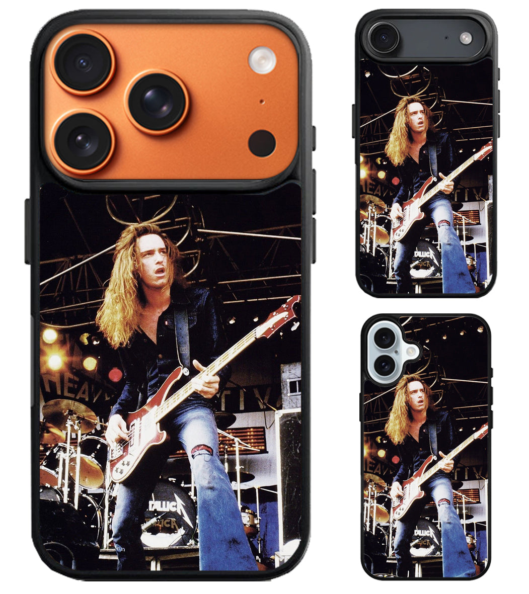 Cliff Burton Metallica iPhone Air | iPhone 17 | 17 Pro | 17 Pro Max Case
