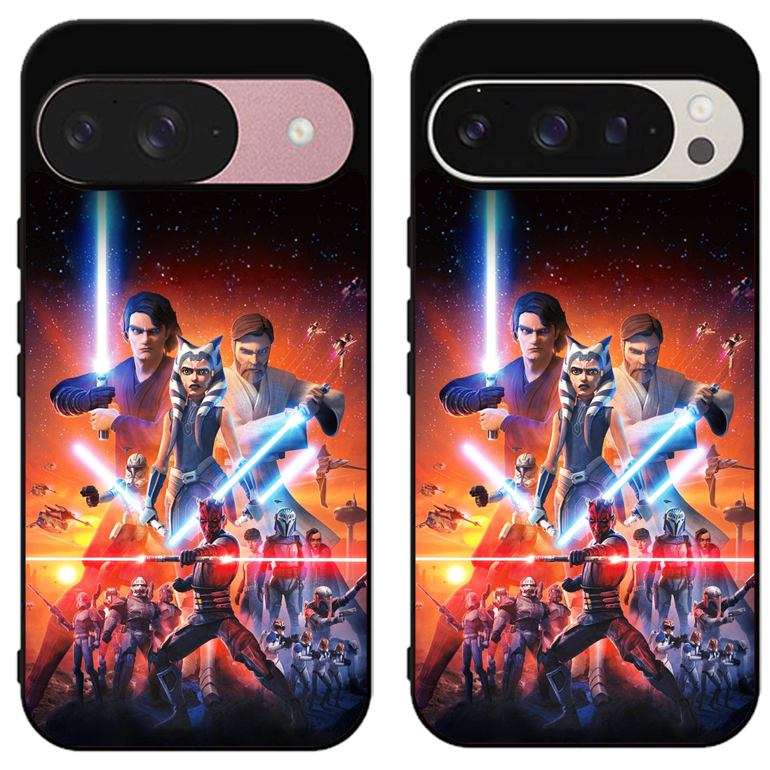 Clone Wars Background Google Pixel 9 | 9 Pro | 9 Pro XL Case