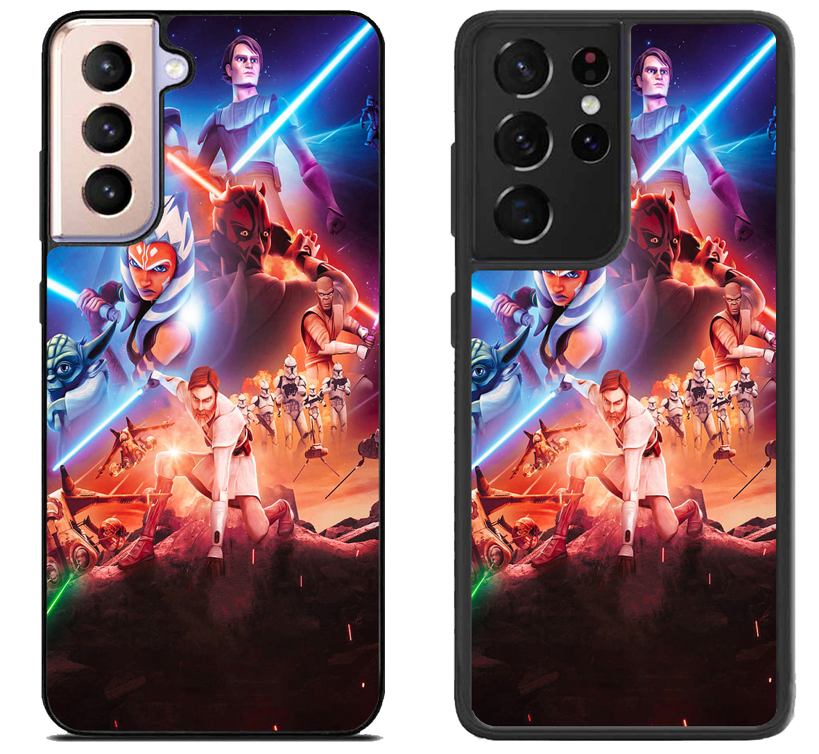 Clone Wars Wallpaper Samsung Galaxy S21 | S21 FE | S21+ | S21 Ultra Case