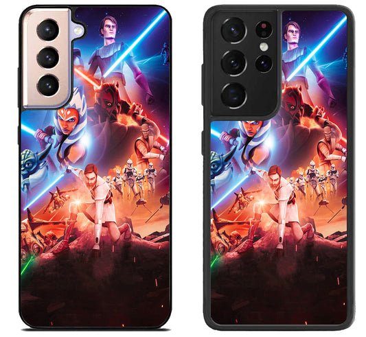 Clone Wars Wallpaper Samsung Galaxy S21 | S21 FE | S21+ | S21 Ultra Case