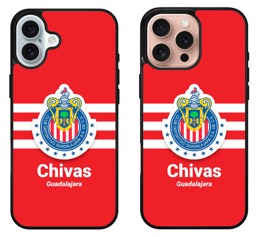 Club Chivas De Guadalajara Logo iPhone 16 | 16 Plus | 16 Pro | 16 Pro Max Case