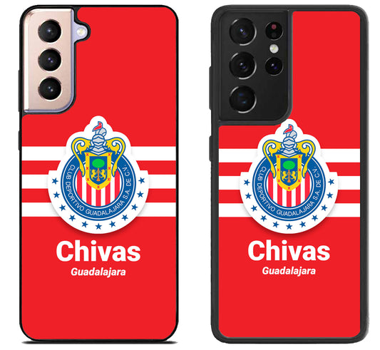 Club Chivas De Guadalajara Logo Samsung Galaxy S21 | S21 FE | S21+ | S21 Ultra Case