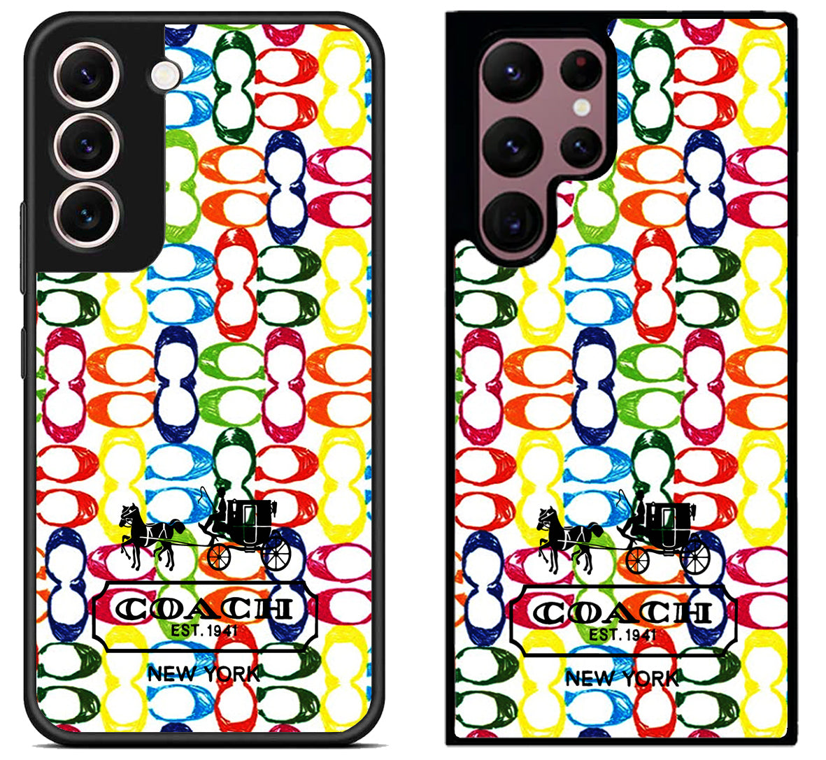 Coach Colorfull Logo Samsung Galaxy S22 | S22+ | S22 Ultra Case