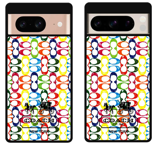 Coach Colorfull Logo Google Pixel 8 | 8 Pro Case