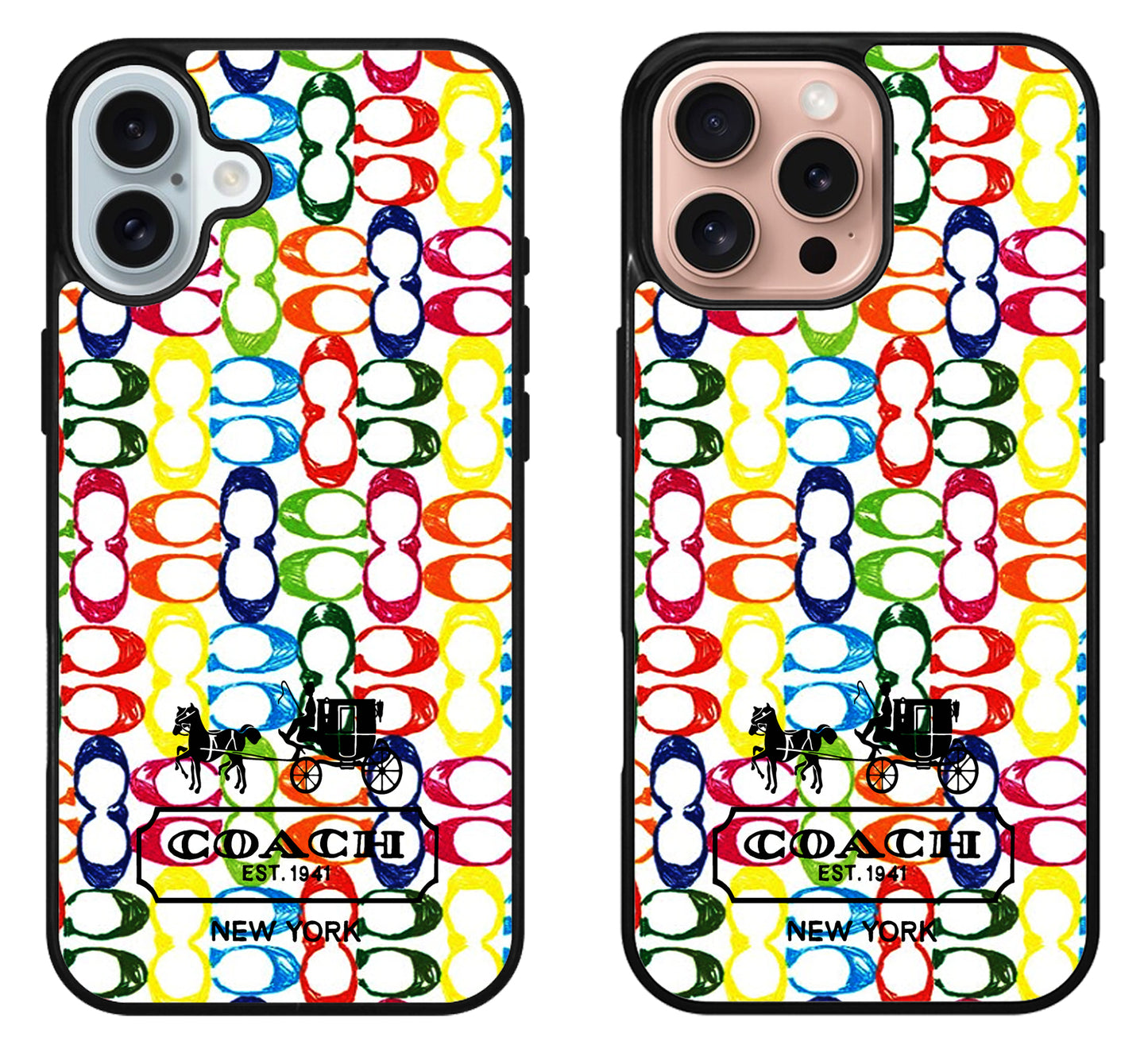 Coach Colorfull Logo iPhone 16 | 16 Plus | 16 Pro | 16 Pro Max Case