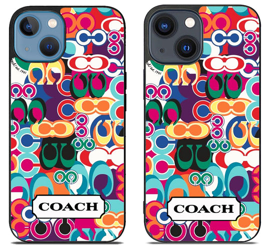 Coach Colorfull Pattern iPhone 15 | iPhone 15 Plus Case