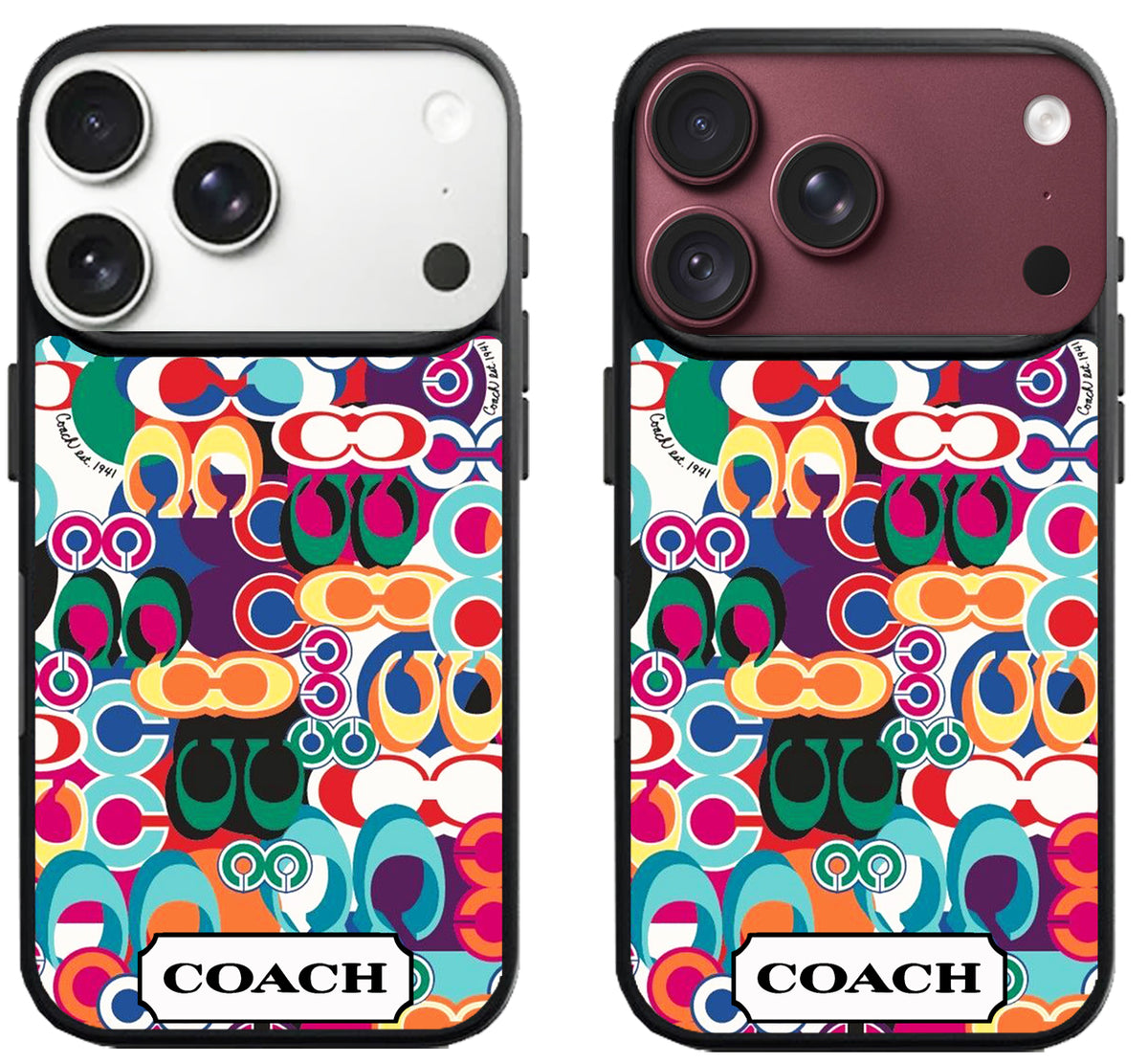 Coach Colorfull Pattern iPhone 18 Pro | 18 Pro Max Case