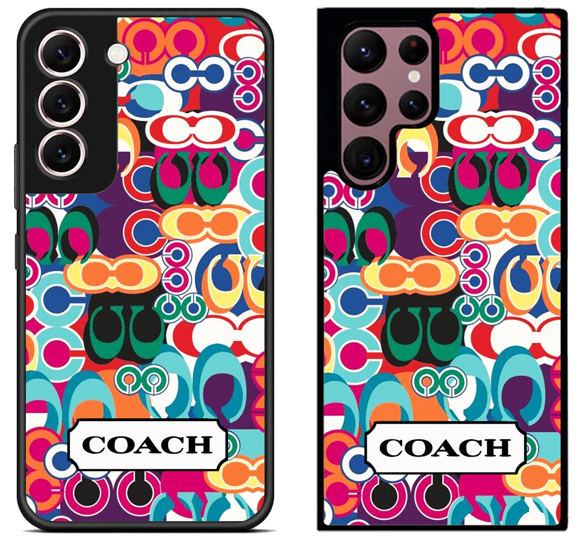 Coach Colorfull Pattern Samsung Galaxy S22 | S22+ | S22 Ultra Case