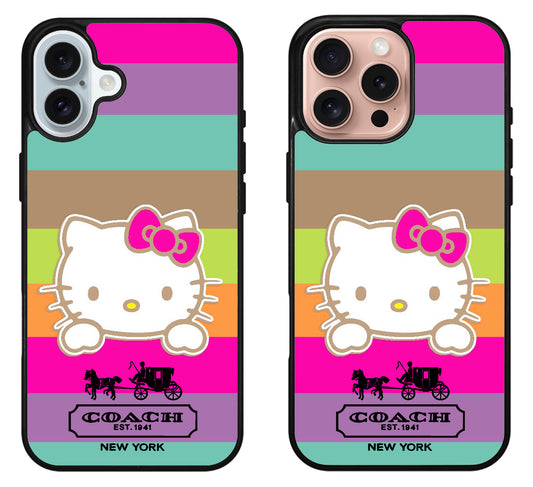 Coach Hello Kitty iPhone 16 | 16 Plus | 16 Pro | 16 Pro Max Case