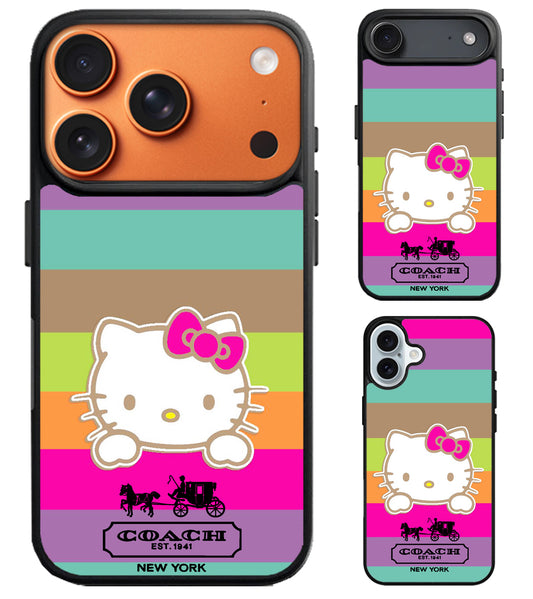 Coach Hello Kitty iPhone Air | iPhone 17 | 17 Pro | 17 Pro Max Case