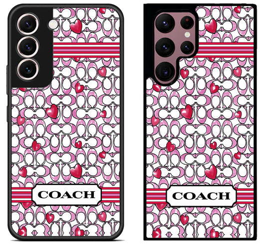 Coach Logo Cover Samsung Galaxy S22 | S22+ | S22 Ultra Case