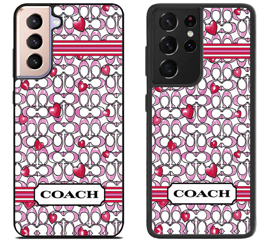 Coach Logo Cover Samsung Galaxy S21 | S21 FE | S21+ | S21 Ultra Case