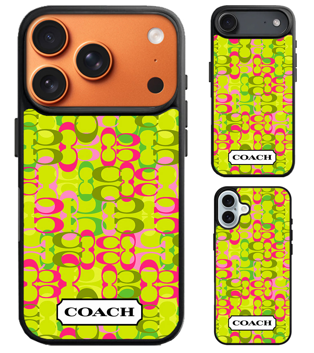 Coach Logo Cover iPhone Air | iPhone 17 | 17 Pro | 17 Pro Max Case