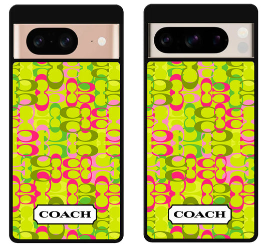 Coach Logo Pattern Google Pixel 8 | 8 Pro Case