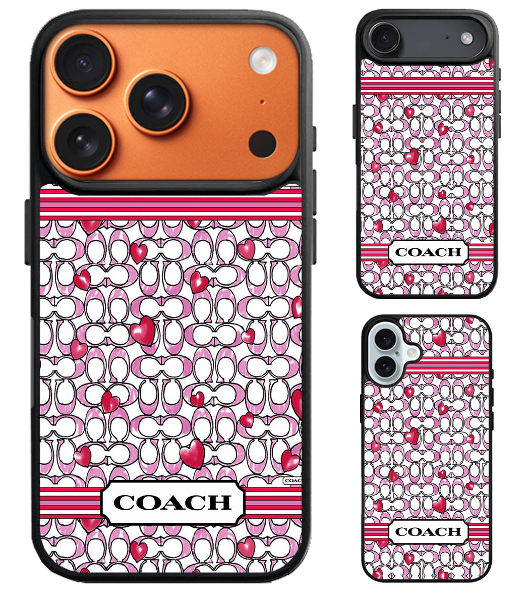 Coach Logo iPhone Air | iPhone 17 | 17 Pro | 17 Pro Max Case