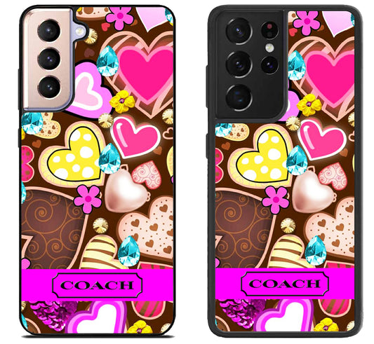 Coach Love Color Samsung Galaxy S21 | S21 FE | S21+ | S21 Ultra Case