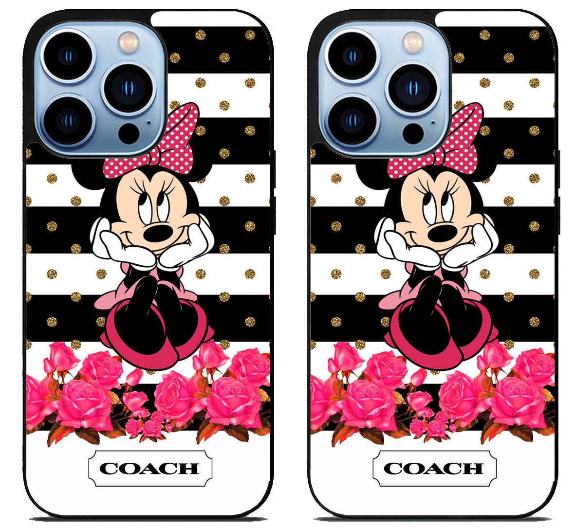 Coach Polkadot Minnie Mouse iPhone 15 Pro | iPhone 15 Pro Max Case