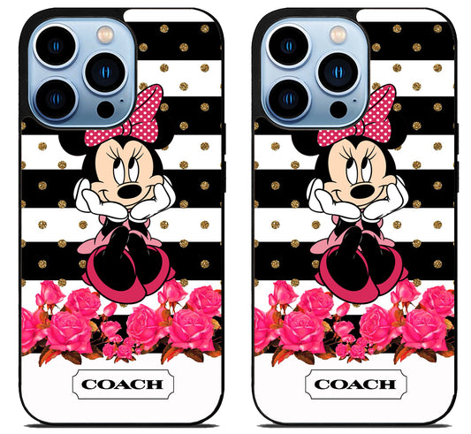 Coach Polkadot Minnie Mouse iPhone 15 Pro | iPhone 15 Pro Max Case