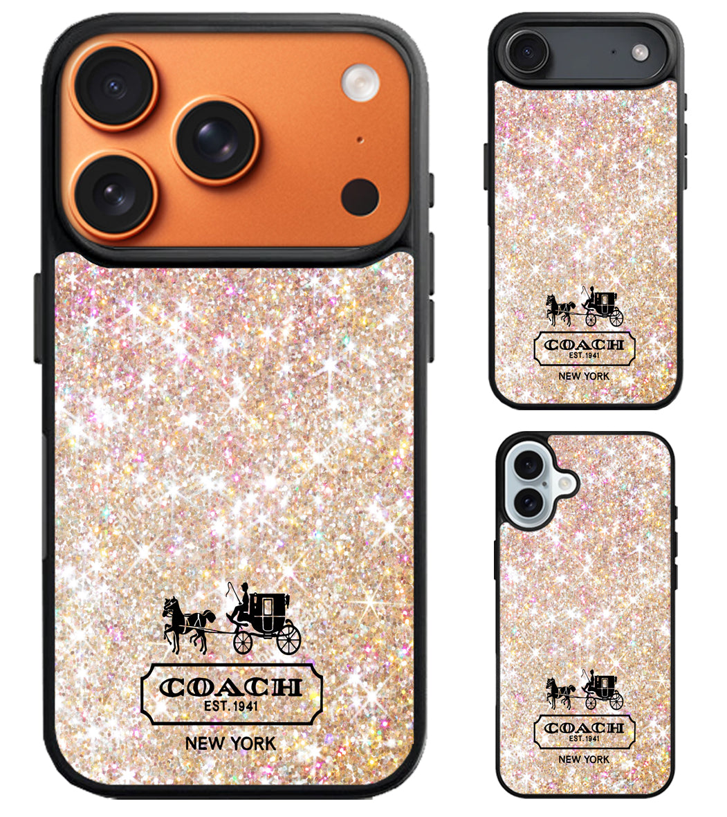 Coach Sparkly iPhone Air | iPhone 17 | 17 Pro | 17 Pro Max Case
