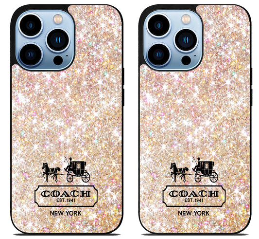 Coach Sparkly iPhone 15 Pro | iPhone 15 Pro Max Case