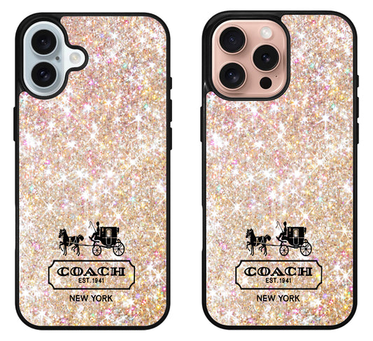 Coach Sparkly iPhone 16 | 16 Plus | 16 Pro | 16 Pro Max Case