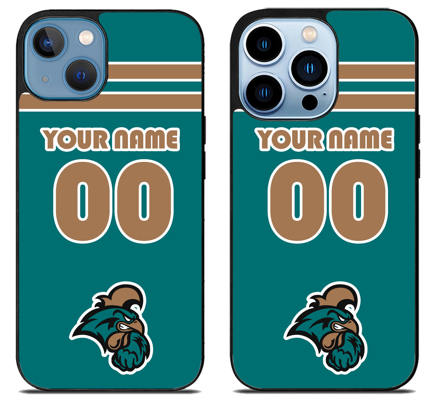 Custom Personalized Coastal Carolina Chanticleers iPhone 13 | 13 Mini | 13 Pro | 13 Pro Max Case