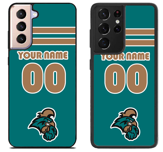 Custom Personalized Coastal Carolina Chanticleers Samsung Galaxy S21 | S21 FE | S21+ | S21 Ultra Case