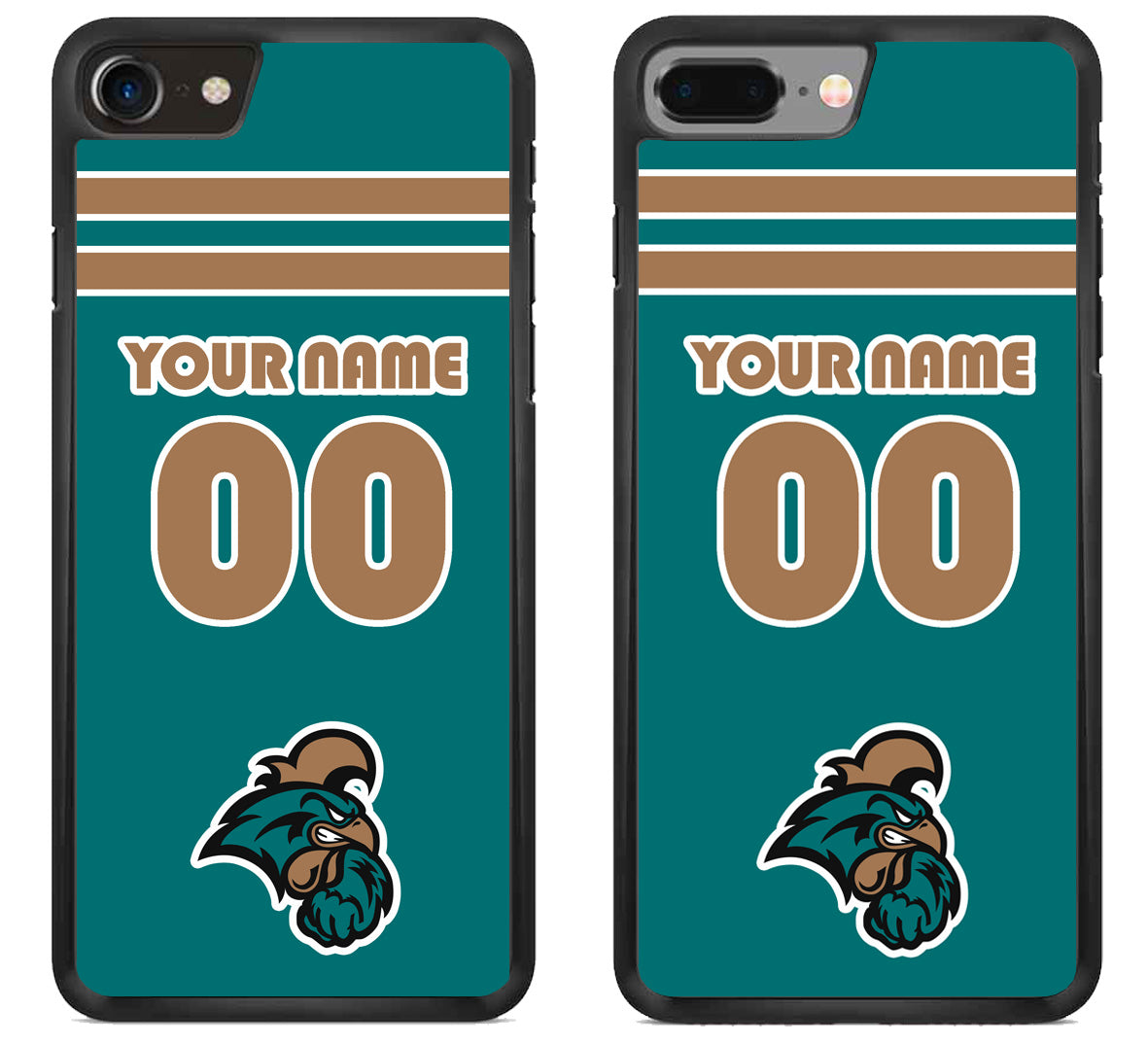 Custom Personalized Coastal Carolina Chanticleers iPhone 8 | 8 Plus Case