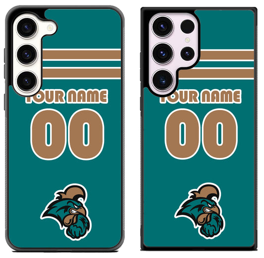 Custom Personalized Coastal Carolina Chanticleers Samsung Galaxy S23 | S23+ | S23 Ultra Case