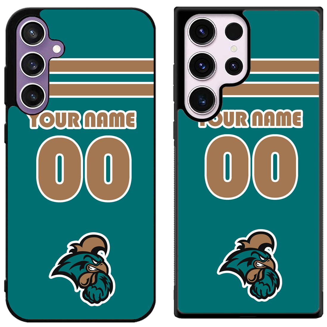 Custom Personalized Coastal Carolina Chanticleers Samsung Galaxy S24 | S24+ | S24 Ultra Case