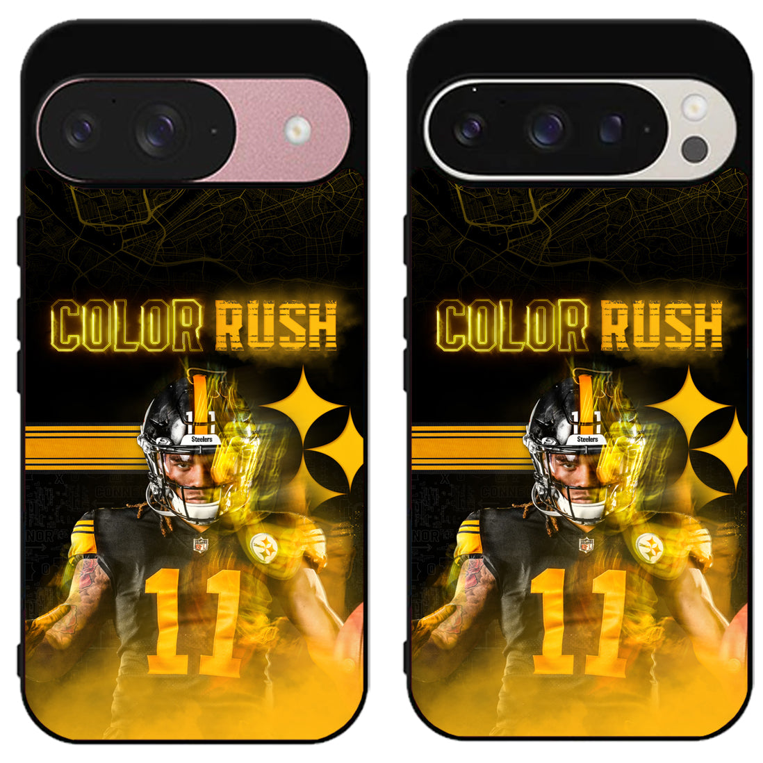 Color Rush Pittsburgh Steelers Google Pixel 9 | 9 Pro | 9 Pro XL Case