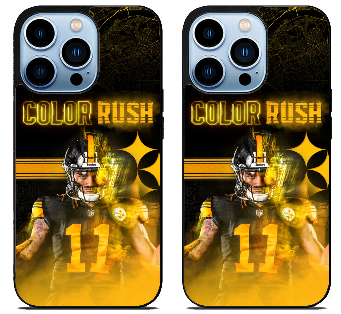 Color Rush Pittsburgh Steelers iPhone 15 Pro | iPhone 15 Pro Max Case