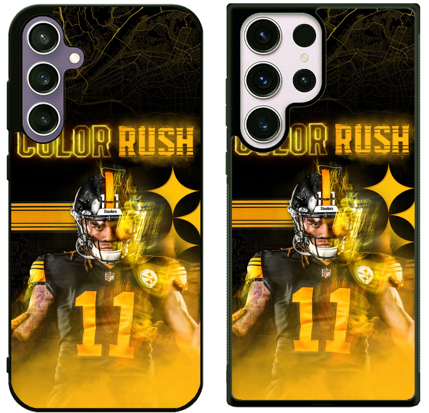 Color Rush Pittsburgh Steelers Samsung Galaxy S25 | S25 Plus | S25 FE | S25 Ultra Case
