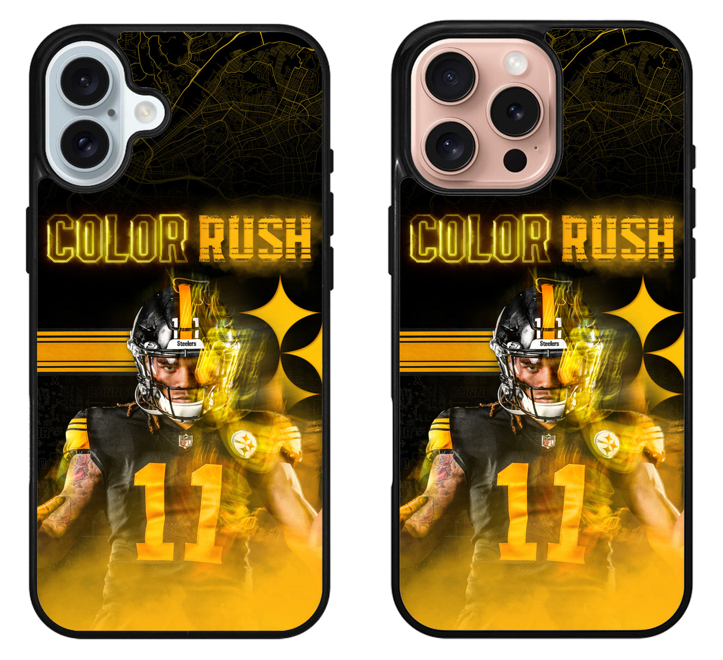 Color Rush Pittsburgh Steelers iPhone 16 | 16 Plus | 16 Pro | 16 Pro Max Case