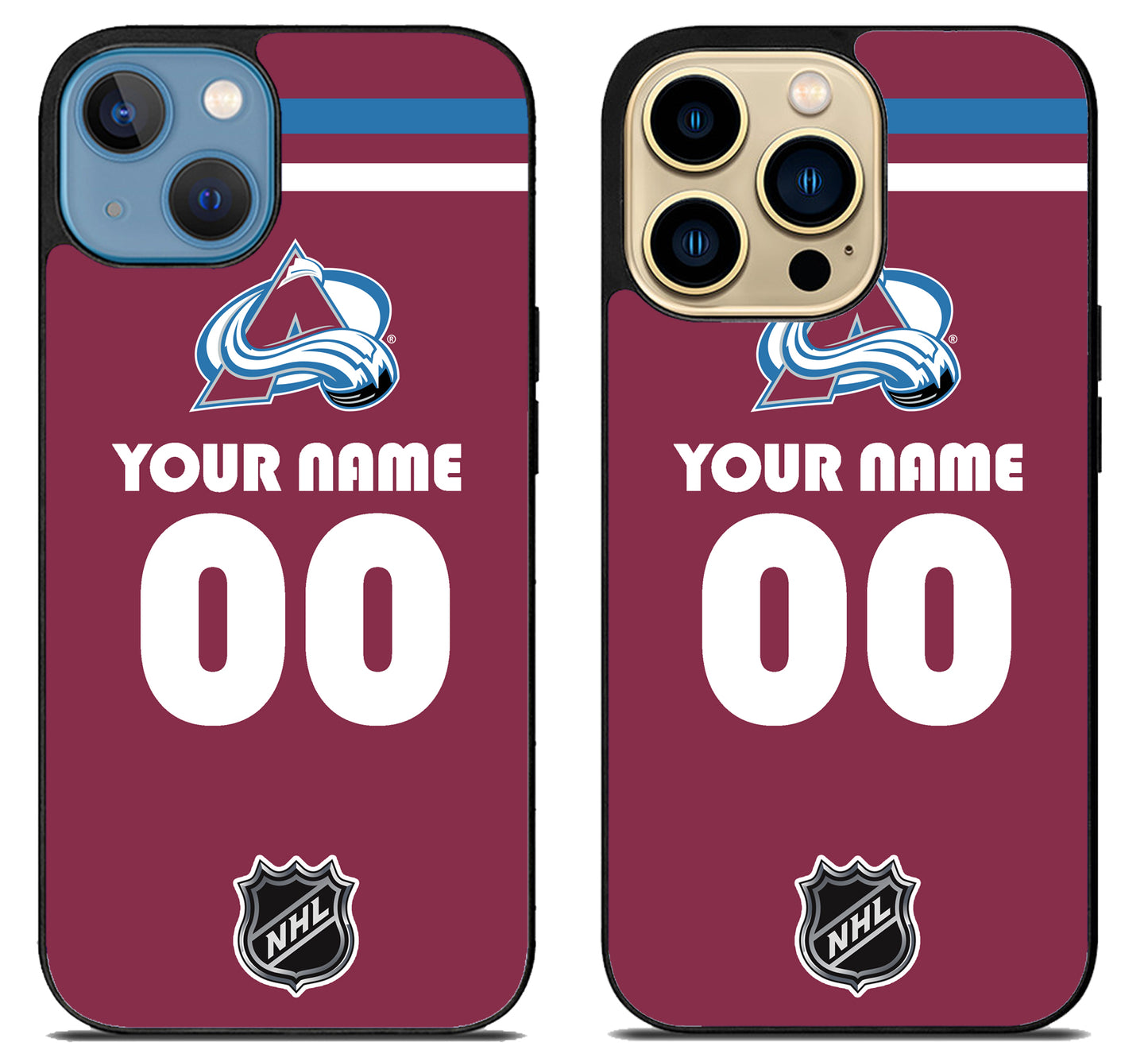 Custom Personalized Colorado Avalanche NHL iPhone 14 | 14 Plus | 14 Pro | 14 Pro Max Case