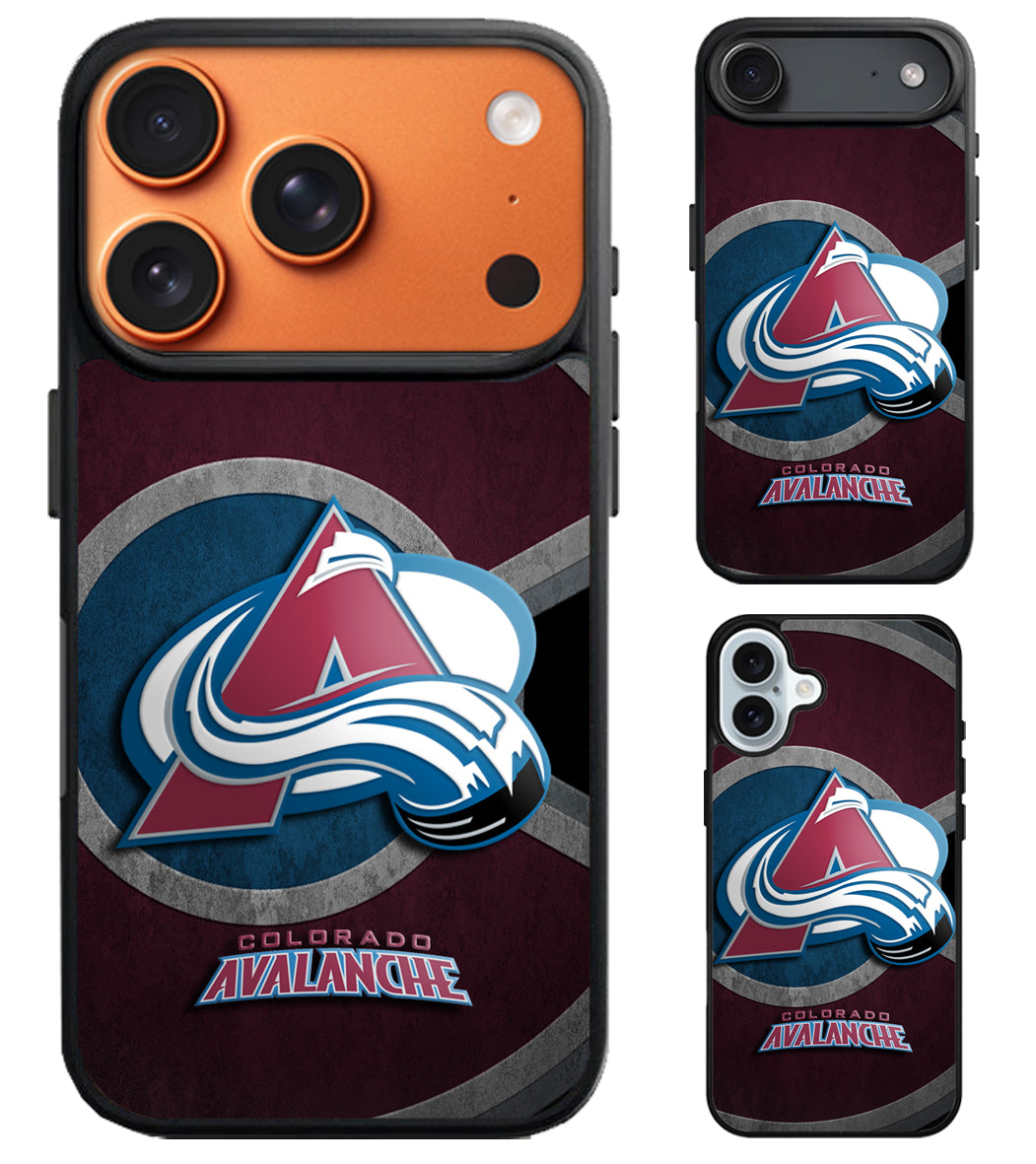 Colorado Avalanche Background iPhone Air | iPhone 17 | 17 Pro | 17 Pro Max Case