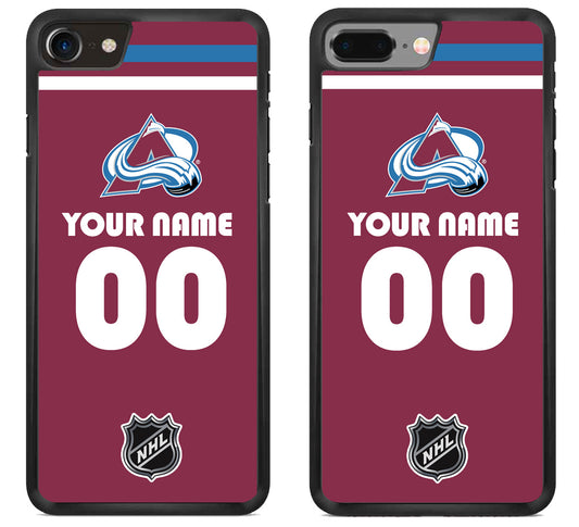 Custom Personalized Colorado Avalanche NHL iPhone 8 | 8 Plus Case