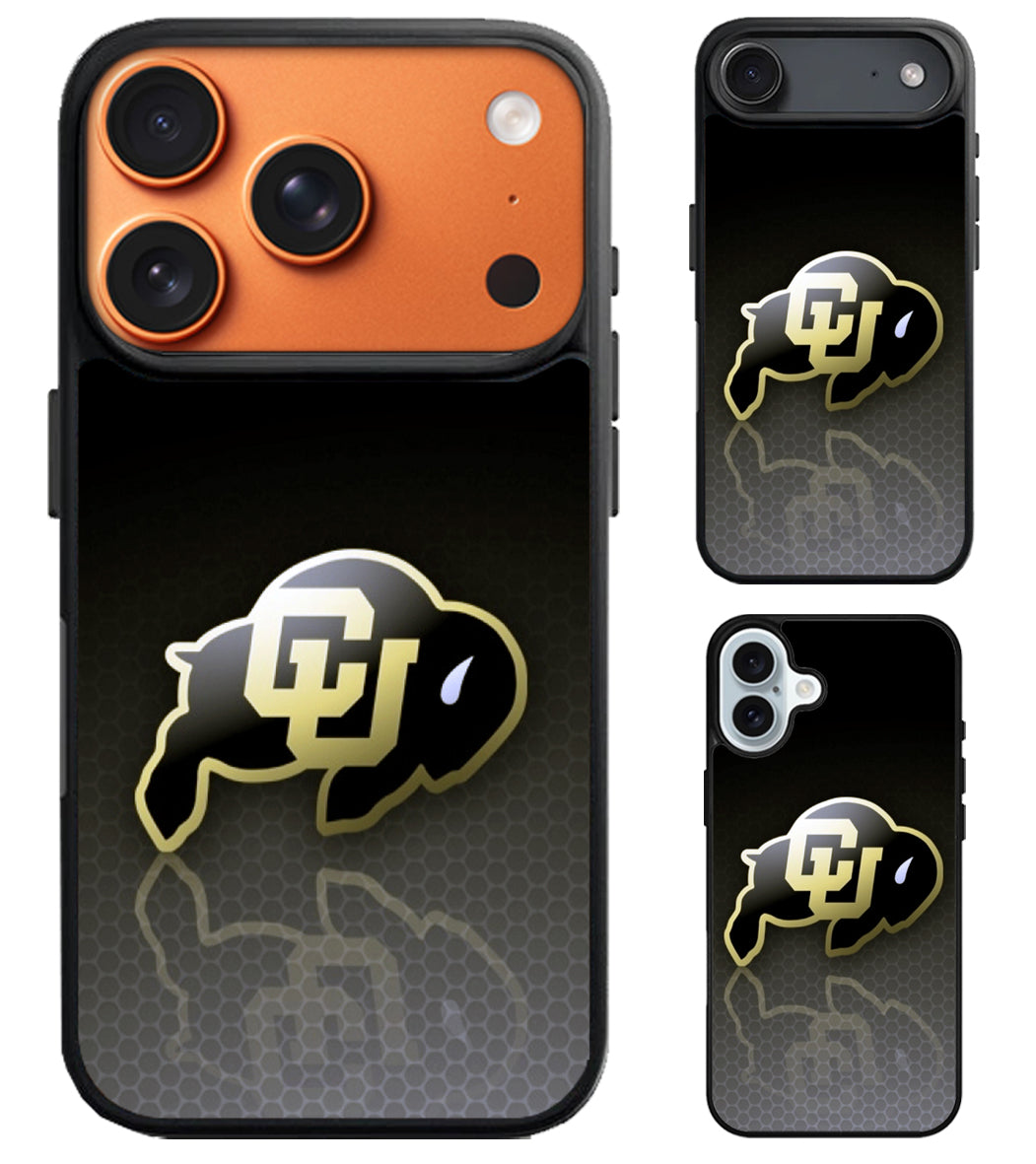 Colorado Buffaloes Background iPhone Air | iPhone 17 | 17 Pro | 17 Pro Max Case