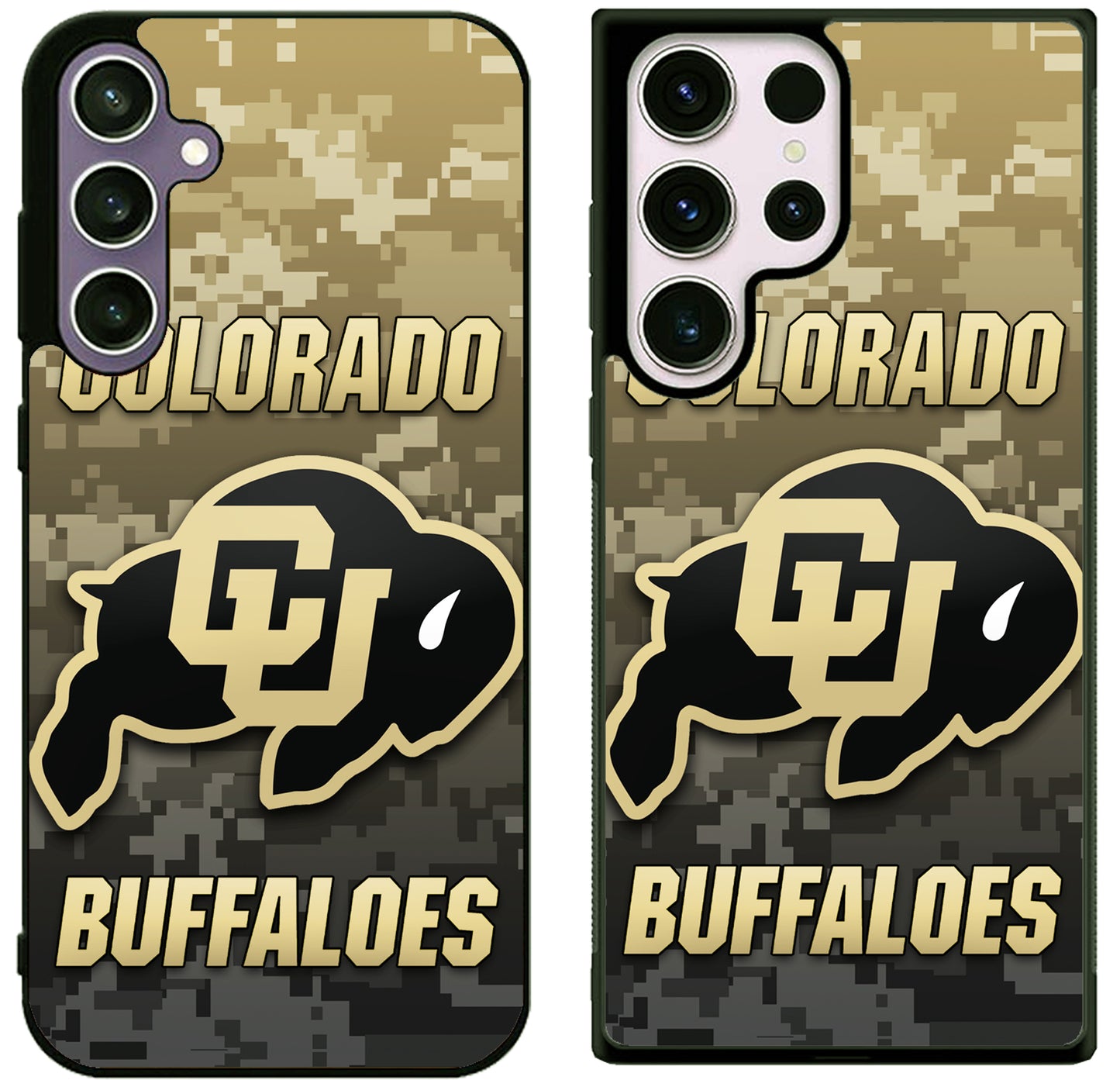 Colorado Buffaloes Camo Samsung Galaxy S25 | S25 Plus | S25 FE | S25 Ultra Case