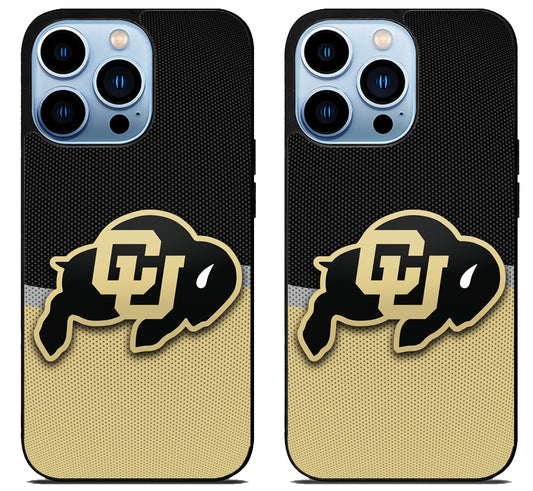 Colorado Buffaloes Stylish iPhone 15 Pro | iPhone 15 Pro Max Case
