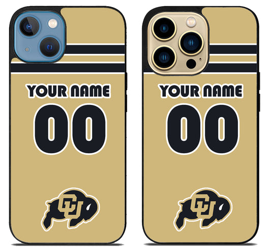 Custom Personalized Colorado Buffaloes iPhone 14 | 14 Plus | 14 Pro | 14 Pro Max Case