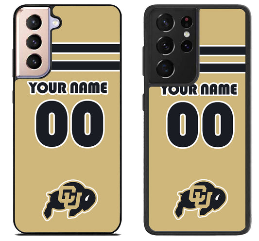 Custom Personalized Colorado Buffaloes Samsung Galaxy S21 | S21 FE | S21+ | S21 Ultra Case