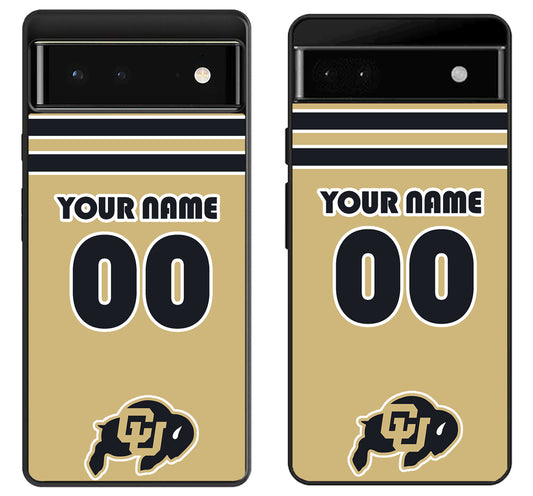 Custom Personalized Colorado Buffaloes Google Pixel 6 | 6A | 6 Pro Case