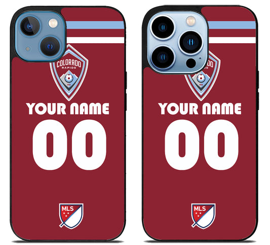 Custom Personalized Colorado Rapids MLS iPhone 13 | 13 Mini | 13 Pro | 13 Pro Max Case