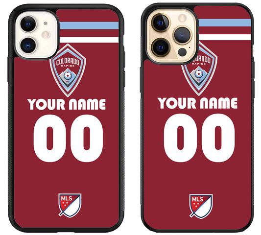 Custom Personalized Colorado Rapids MLS iPhone 12 | 12 Mini | 12 Pro | 12 Pro Max Case