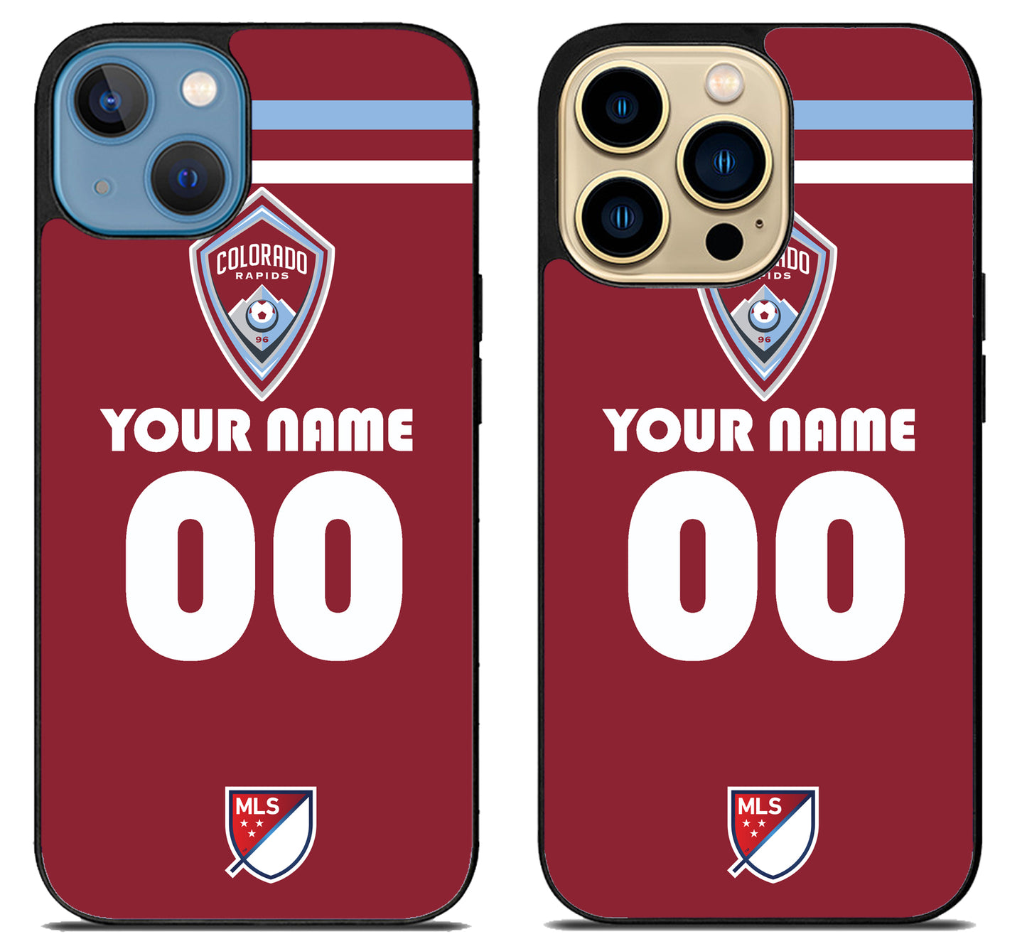 Custom Personalized Colorado Rapids MLS iPhone 14 | 14 Plus | 14 Pro | 14 Pro Max Case