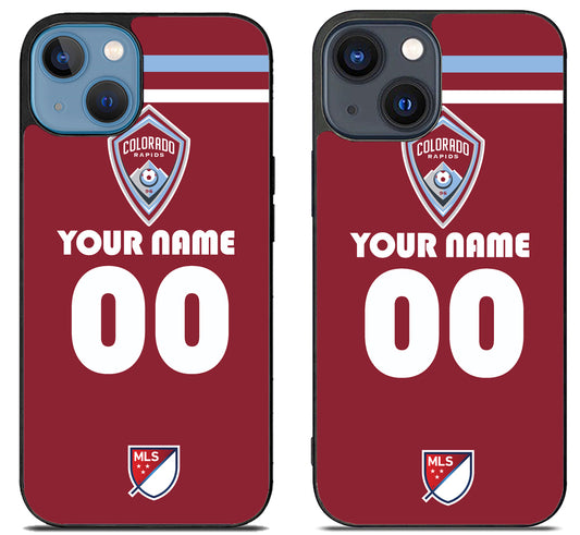 Custom Personalized Colorado Rapids MLS iPhone 15 | iPhone 15 Plus Case