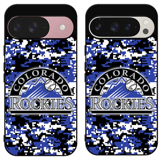 Colorado Rockies Camo Google Pixel 9 | 9 Pro | 9 Pro XL Case